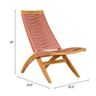 Zuo - Rova Chaise Lounge - Terre cuite-8