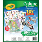 Crayola - Coloriage et autocollants - Histoire de jouets-PERSONNAGES AMUSANTS : Les pages à colorier et autocollants illustrent les personnages préférés des enfants, ce qui leur permet de s'inspirer et d'être créatifs 