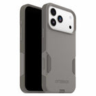 OtterBox - Étui Commuter MagSafe avec Contrôle de la Caméra pour iPhone 17 Pro Max - Bois de Coton Glen (Brun)-Les couvercles de port bloquent la poussière et la saleté