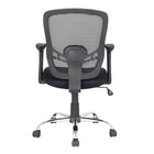 TygerClaw - Fauteuil de bureau Air Grid, dossier mi-hauteur, 23,6 x 11 x 25,2 (po), noir-Déplace-toi sans effort et en silence avec des roulettes robustes qui roulent en douceur sur tous les types de sols