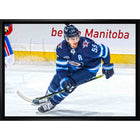 Mark Scheifele Winnipeg Jets Skating sur toile - Toile encadree - 22" x 31"-Impression sur toile de qualité supérieure avec bordures enveloppées