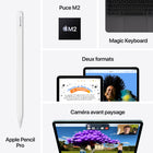 Apple - iPad Air 13 po, Écran Liquid Retina, Wi-Fi, puce M2, 128 Go, Gris cosmique-Garantie limitée du fabricant de 1 an