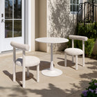 Zuo - Ceres Chaise de salle à manger - Beige-Dimensions: 20,9 po L x 21,7 po L x 30,9 po H