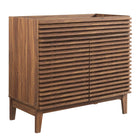 Modway - Render 36" Armoire à coiffeuse de salle de bain - Noyer-7