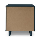 Manhattan Comfort - Granville commode et table de chevet modernes - bleu minuit - ensemble de 2-Garantie limitée du fabricant de 30 jours