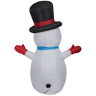GEMMY - Bonhomme de neige gonflable de Noël - 107 cm-Comprend des piquets et des attaches
