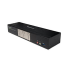 IOGEAR - Commutateur KVM matriciel DisplayPort 4K Dual View à 2 ports-Commutation indépendante de la focalisation KVM, USB et audio