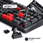 Cybeart - Akula 99 Clavier De Jeu Sans Fil Tri-Mode Rgb Grand Format - Black-Interrogation ultra-rapide de 1 000 Hz avec une latence de 1 ms pour une saisie précise et sans décalage, que ce soit pour les jeux ou le travail