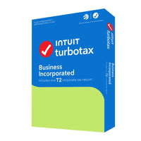 TurboImpôt Business Incorporated 2025 - 1 Déclaration - Anglais - Windows-TurboImpôt Entreprise Incorporée, pour la production d'une déclaration de revenus des sociétés T2