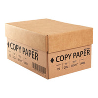 Papier à copies, 20 lb, 8,5 po l x 11 po H, 500 feuilles/rame, 10 rames par caisse-8,5 po x 11 po (Format lettre)