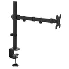 Kanto - Support de bureau pour moniteur simple - Clips de gestion des câbles - Noir-Compatible avec les formats VESA 75 x 75 et 100 x 100
