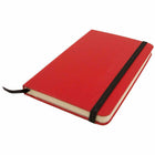 JAM Paper - Petit carnet à couverture rigide avec élastique - 100 feuilles lignées - 3 3/4" x 5 5/8" - Rouge-Quantité : vendu à l'unité | 100 pages papier lignées/lignées.