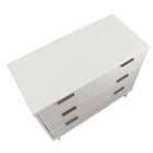 Manhattan Comfort - Granville commode et chiffonnier modernes - blanc - ensemble de 2-Assemblage à domicile requis Tout le matériel inclus