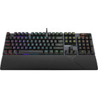 ASUS - Clavier optique gaming filaire Republic of Gamers Strix Scope II RX - Switchs rouges-Commandes intuitives : bouton multifonction et bouton à trois voies pour la lecture multimédia, le volume et l'éclairage du clavier