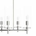 Modway - Skylark 6-Lumière Lustre - Nickel poli transparent-Installation professionnelle requise