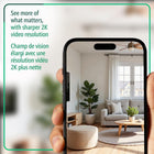 Blink - Caméra de sécurité Mini 2K+ à brancher pour la maison et les animaux 1 caméra - Blanche-Protection renforcée : Bénéficiez de la détection intelligente par IA, comme la détection de personnes et de véhicules, incluse dans cet abonnement Blink