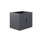 Modway - Vitality 24" Vanette de salle de bain - Gris Noir-Vanité de salle de bain moderne