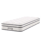 Modway - Jenna 8 po Ressorts et mousse Matelas simple étroit-Housse matelassée pour oreiller