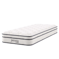 Modway - Jenna 8 po Ressorts et mousse Matelas simple étroit-Housse matelassée pour oreiller