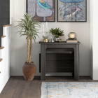 HOMCOM - Table à manger rectangulaire extensible 23,6 po - 70,9 po pour 6-8 personnes - gris-Les rails en acier s'étendent en douceur, permettant à une personne d'allonger la table facilement 