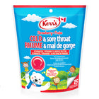 Kerr's - Pastilles pour enfants Rhume et gorge irritée à la fraise-Fabriqué au Canada