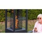 EnerG+ - Outdoor Floorstanding Wood Pellet Patio Heater with Fan-Equipé d'une capacité de trémie de 4 kg
