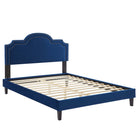 Modway - Aviana Performance Velvet Lit King, Marine-Lit de plateforme King