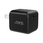 AXS - 20W PROCharge USB-C PD GaN Wall Charger with PPS - Noir-La technologie GaN intégrée fournit une charge puissante et efficace sans surchauffer