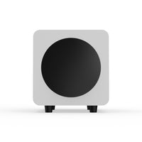 Kanto - Subwoofer de 6 po amplifié et scellé, 200 W - Blanc mat-Haut-parleur à cône en papier de 6 po