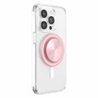 PopSockets - PopGrip pour MagSafe rond avec anneau adaptateur Pinky-Retirez facilement le dessus pour recharger votre téléphone sans fil.