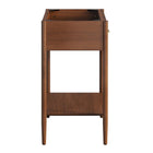 Modway - Zaire 30" Armoire de toilette de salle de bain (lavabo non inclus) - Noyer-Jambes effilées
