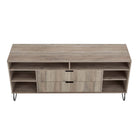 Manhattan Comfort - Meuble TV moderne DUMBO 62,99 po - Gris Rustique-Garantie limitée du fabricant de 30 jours