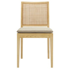 Modway - Ovard Bois et rotin Chaise à manger - Naturel-8