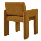 Modway - Daven Tissu Chaise de salle à manger rembourrée in Cuivre-Assemblée requise