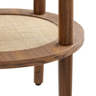 Modway - Torus Manche Table d’appoint - Noyer-Assemblée requise