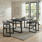 Zuo - Anasa Chaise de salle à manger - Gris-Dimensions: 22,8 po L x 24,6 po L x 32,1 po H