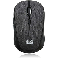 Adesso - iMouse S80B sans Fil Tissu de la Mini-Souris Optique - Noir-Capteur Optique