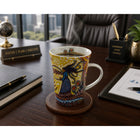 Oscardo - Tasse porcelaine « Amour infini » de Leah Dorion - 295 ml-Emballage boîte cadeau - Boîte spécialement conçue mettant en valeur l’œuvre de l’artiste avec des descriptions culturelles significatives