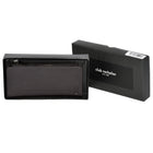 Club Rochelier - Portefeuille mince pour femme avec fermeture éclair sur le dessus - Brun -Protection RFID