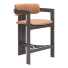 Zuo - Shaili Tabouret de comptoir - Brun-Support d’accoudoirs