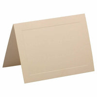 JAM Paper - Strathmore - Cartes pliantes - 80 lb - Format A7 - 5,25 po x 7,25 po - Panneau vélin ivoire - paquet de 25-Couleur : ivoire tissé.