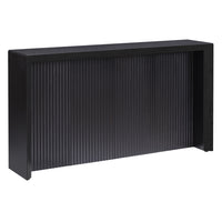 Hudson&Canal - Console Piedmont 56" L - Grain noir-Un design contemporain moderne pour votre entrée, votre salon, votre bureau et plus encore