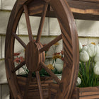 Outsunny - jardinière surélevée à 2 niveaux - carbonisée-Le bois de sapin a été scellé, offrant un aspect rustique et une structure plus adaptée à l'extérieur
