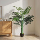 Outsunny - Palmier tropical artificiel 5 pi avec feuilles réalistes - vert-Peu d’entretien nécessaire 