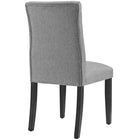 Modway - Duchess Tissu Chaise à manger Ensemble de 2 - Gris clair-Tissu fin Polyester Rembourrage 
