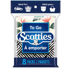 Scotties - Papier toilette To Go 3 plis Premium - paquet de 8-Hypoallergénique et approuvé par les dermatologues