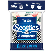 Scotties - Papier toilette To Go 3 plis Premium - paquet de 8-Hypoallergénique et approuvé par les dermatologues