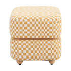Zuo - Haki Pouf - Multicolore-Bois d’hévéa offrant durabilité et charme naturel