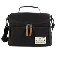 Renwick - Sac à lunch - Noir-Sac à lunch isolé en PEVA avec extérieur en polyester