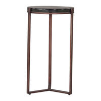 Zuo - Daiza Table d’appoint - Bronze-Bois de santal recyclé au charme naturel et unique